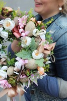 dekoracyny wielkanocny wianek na drzwi / stroik na stół Rella, śr.30cm