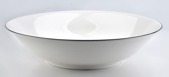 porcelanowy talerz do makaronu, Simplico, śr.26.3cm