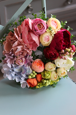 barwny wianek Kate Pastles, śr.27cm