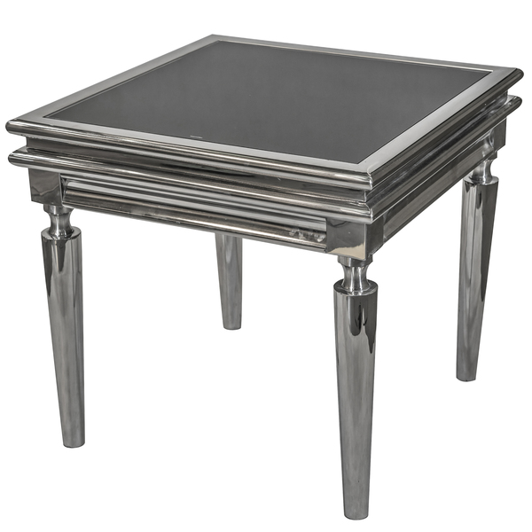 stolik Glamour Silver Palazzo, wym.​60x60x53cm