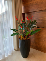 Fiberglass Stratto Grande, sztuczna egzotyczna strelicja, wym.165cm