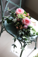 dekoracja do dużego koszyczka, Kalathea, dł.30cm, z ogonem 60cm