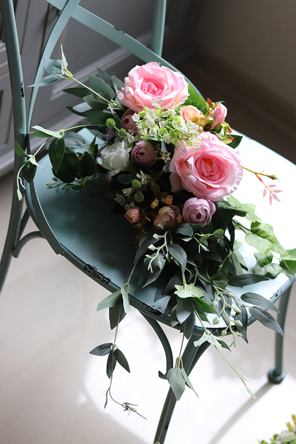 dekoracja do dużego koszyczka, Kalathea, dł.30cm, z ogonem 60cm