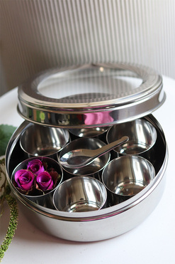 OD RĘKI Spice Box, organizer na przyprawy z pokrywką