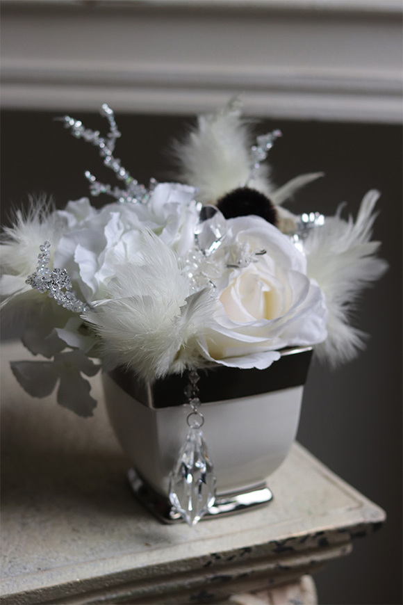 Glamour Pearl, nowoczesna dekoracja kwiatowa