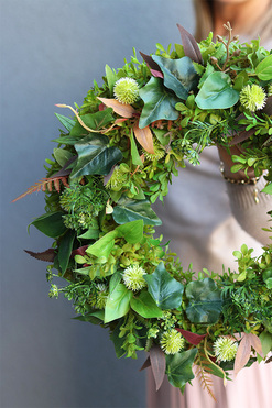 Elswood Greeneria, zielony wianek, śr.38cm