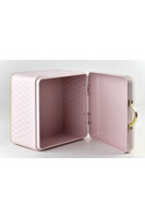 mini chlebak metalowy Modern Kitchen, różowy, wym22x22x14cm