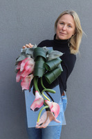 Clear Design Aligia, dekoracja nagrobna na transparentnej podstawie