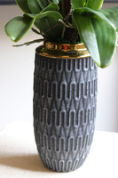 Orchid Ferana Long, sztuczny storczyk w szarej osłonce