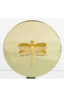 Złota Ważka B, dekoracyjny pojemnik amfora szklana