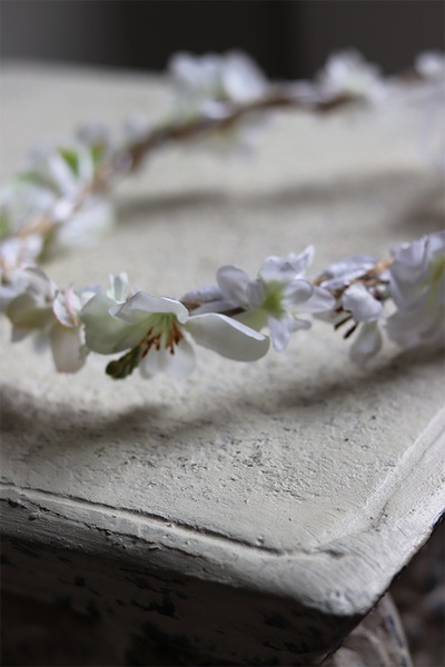 wianek komunijny biały - Komunia Romantic