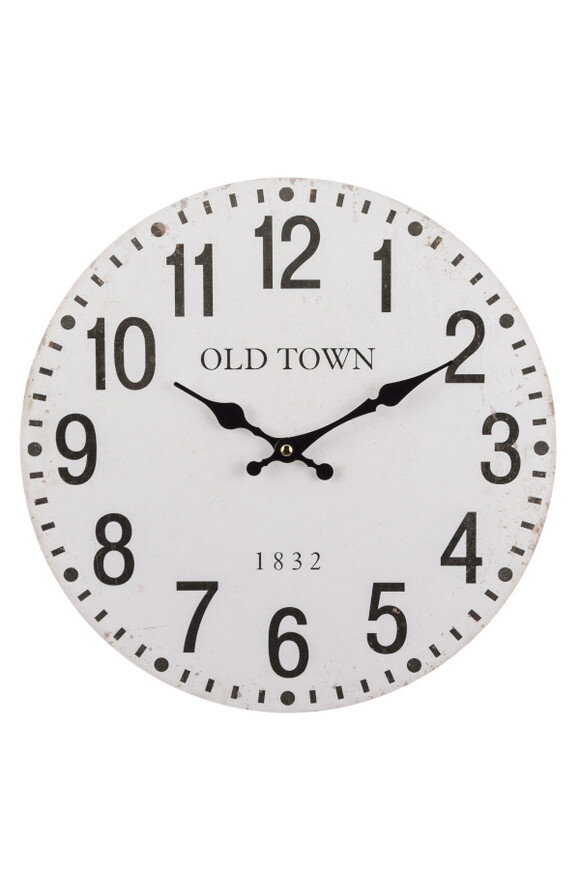 Old Town, stylowy zegar ścienny