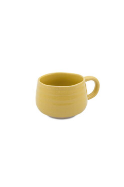 Jamie Oliver, kamionkowy kubek, żółty, poj.375ml