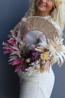 Jesienne Odloty, wianek asymetryczny na oryginalnym okręgu, śr.37cm