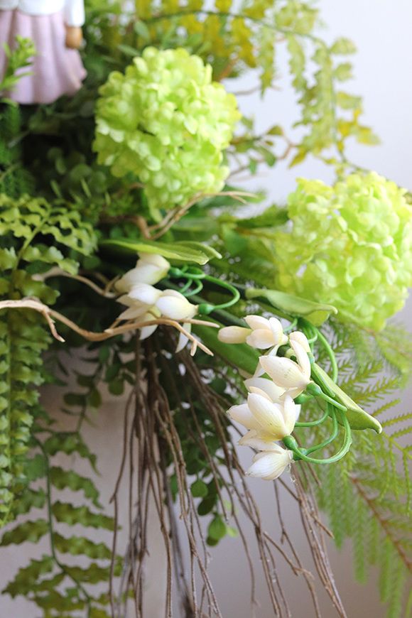 Zającówna, stroik wielkanocny z zajączkiem