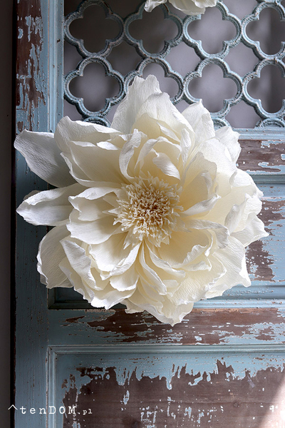 Paper Flower, ręcznie robiony kwiat papierowy