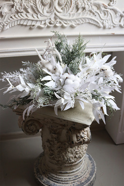 Moko Winter 2, elegancka kompozycja zimowa, wym.28x55cm 