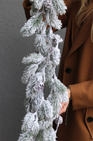 Zima Wokół, girlanda zimowa ośnieżona