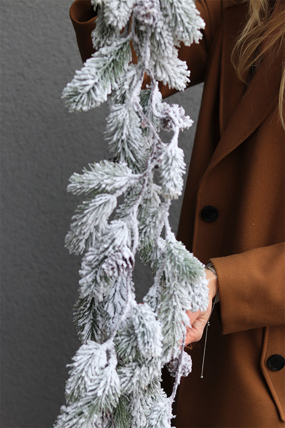 Zima Wokół, girlanda zimowa ośnieżona