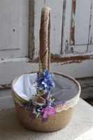 dekorowany koszyczek wielkanocny, Maryse, wys.34cm