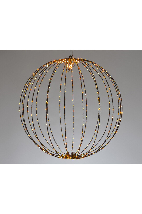Christmas Light, świąteczna wisząca kula LED czarna