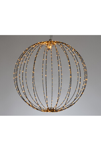 Christmas Light, świąteczna wisząca kula LED czarna