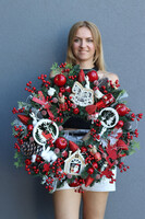 bajeczny wianek świąteczny Merry Xmas with tenDOM	