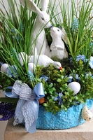 Familiada, stroik wielkanocny z zajączkami