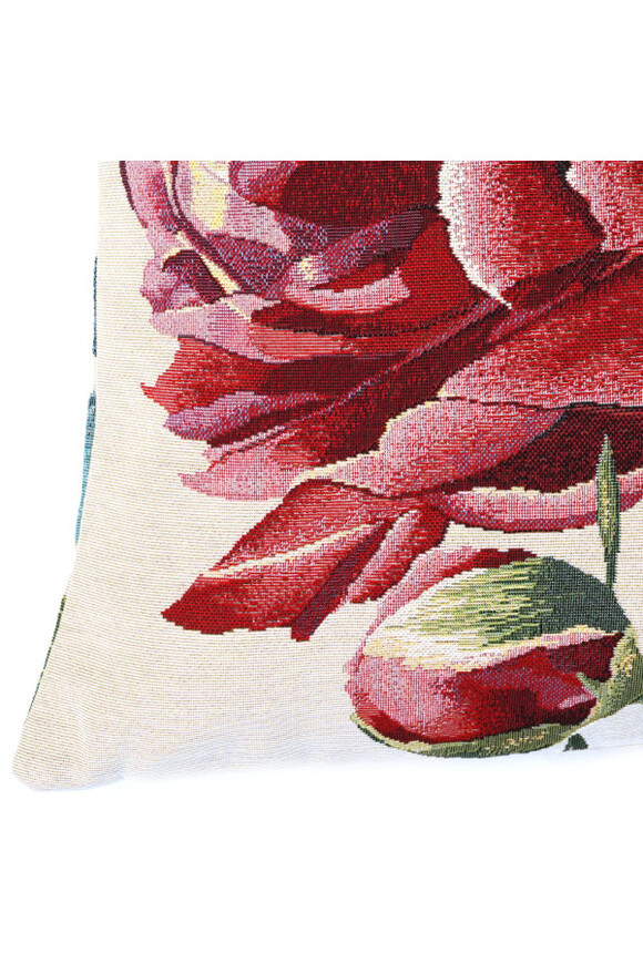 Piwonia, poszewka gobelinowa dwustronna