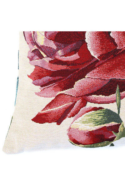 Piwonia, poszewka gobelinowa dwustronna