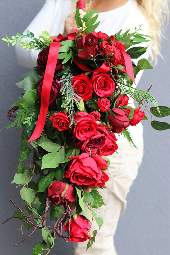 Red Roses Big 2, bukiet nagrobny do położenia