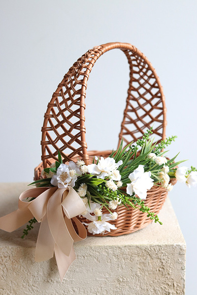 Ludmiła, dekorowany koszyczek wielkanocny