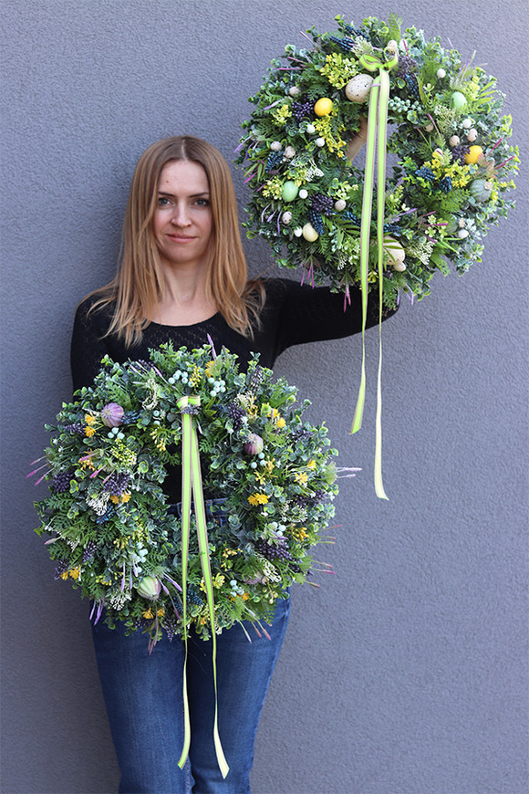 Gretera Melodia, dekoracyjny wianek na drzwi