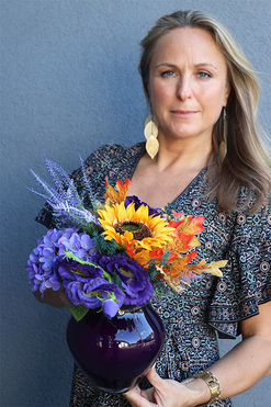 kompozycja kwiatowa Minesa, wym.30cm 