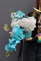  Blunona Leokadia, dekoracja nagrobna w drewnianej skrzyneczce