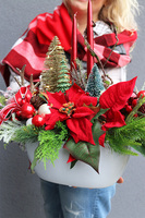 Gwiazda Betlejemska, stroik świąteczny LED