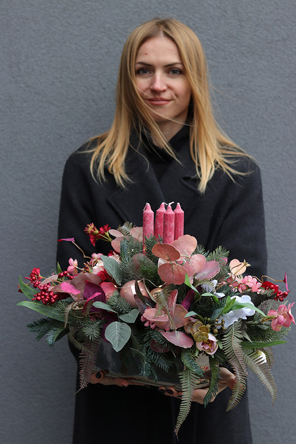 Deliciosa, świąteczny stroik adwentowy