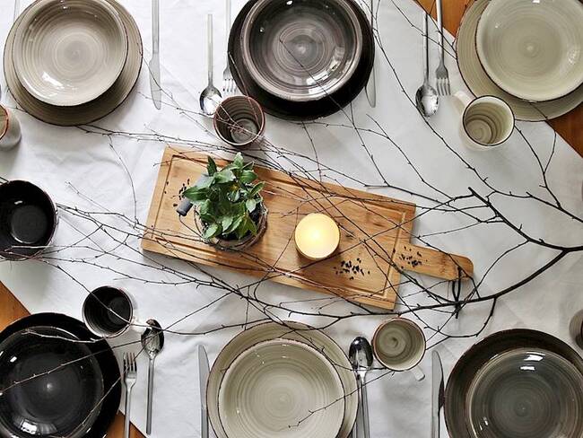 Chromatic Line, komplet obiadowy dla 6 osób, 18 elementów