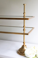 Lux Villa Gold Sweetie, patera dwupiętrowa, prostokąt