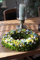 Eveline Easter, wianek wielkanocny z niezapominajkami