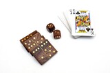 Combo, zestaw gier  - domino, karty i  kości