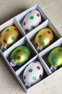 OD RĘKI Easter Eggs, zestaw zawieszek na Wielkanoc, kpl.6szt