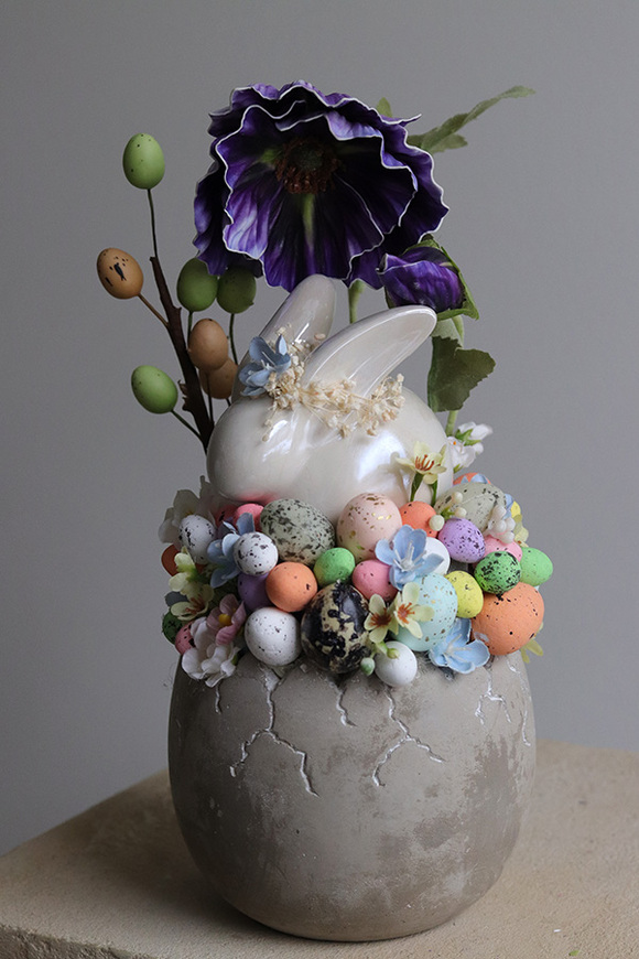 Umbrela Bunny, stroik wielkanocny z zajączkiem