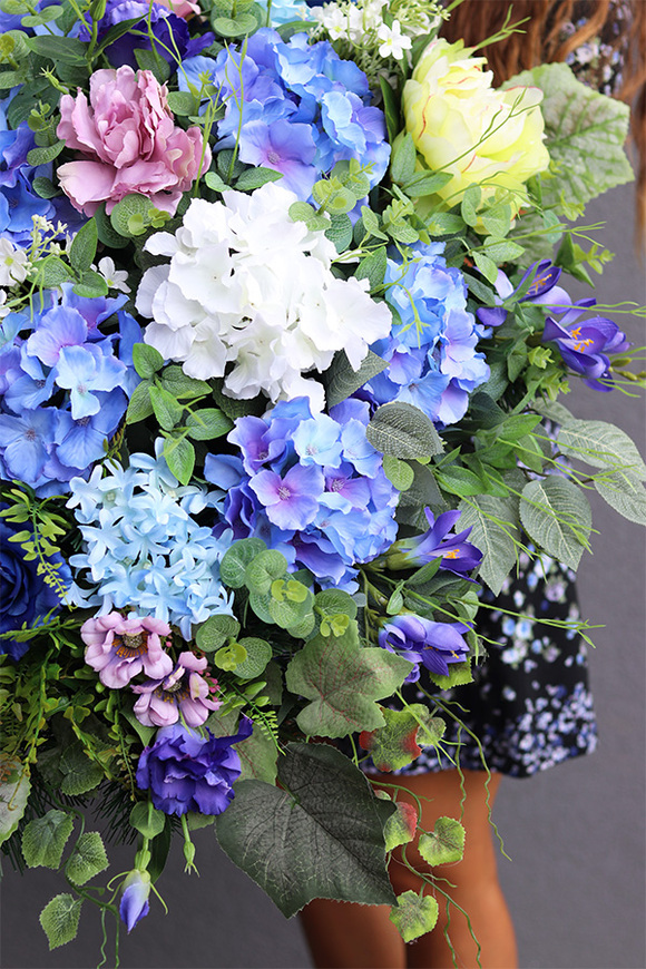 Hefriana Blue, komplet dekoracji nagrobnych