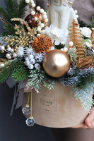 Renifer Deluxe, flowerbox świąteczny