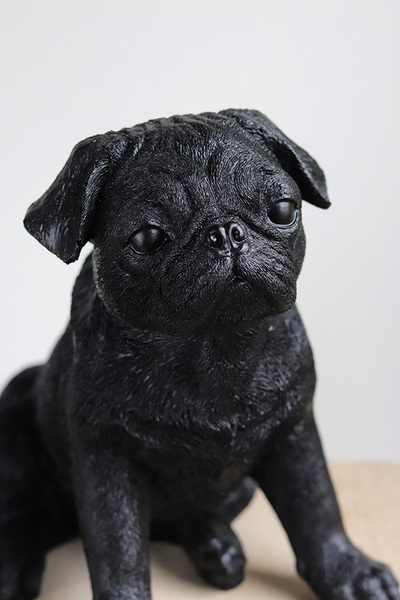 Dog in the Fog, figurka pies mops