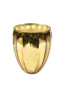 Barok Old 3 lampion złoty szklany