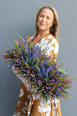 kompozycja Korytko Wrzosy, wym.20x46cm  