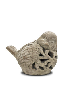 Cirrus Bird C, dekoracyjna betonowa figurka, wym.18x22x15cm