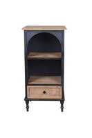 Industrial, szafka komoda z dwiema półkami i szufladą